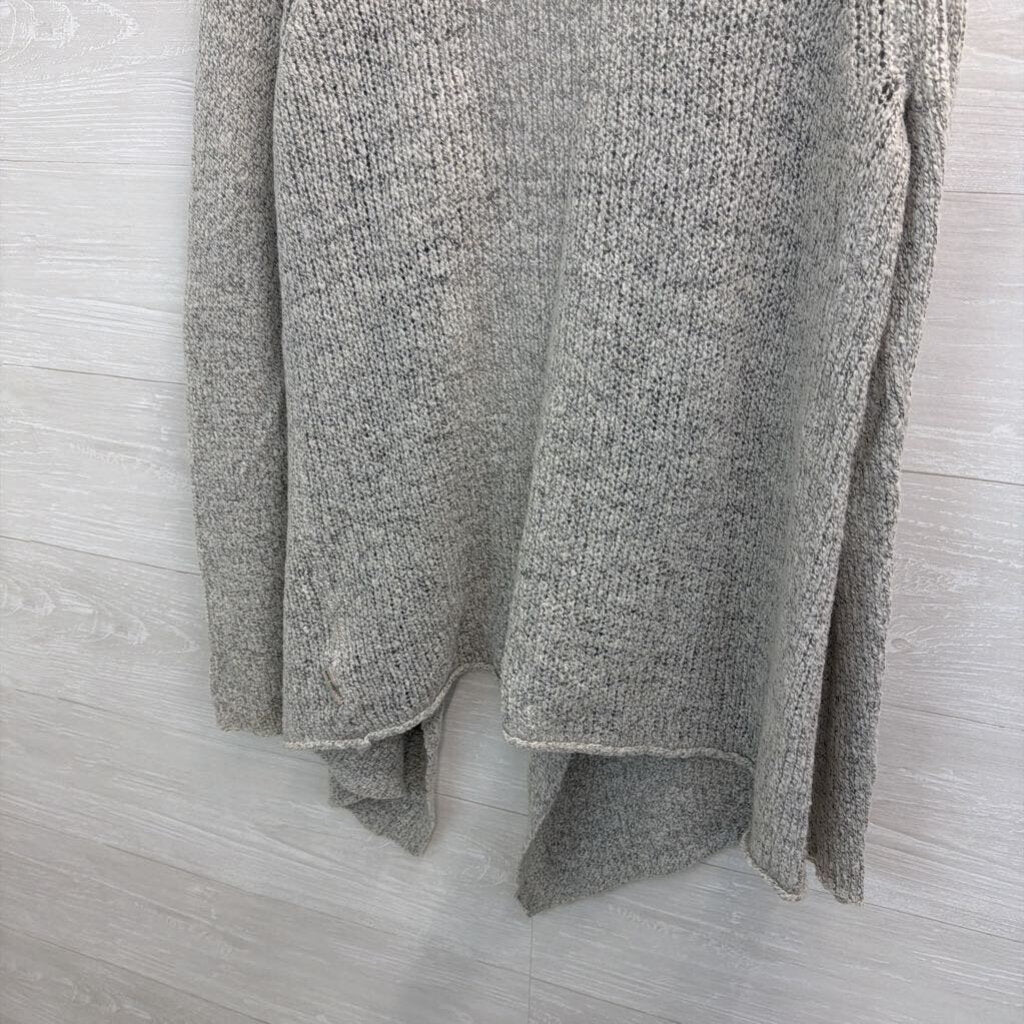Calvin Klein Grey Knit Open Front Cardigan Sweater Large