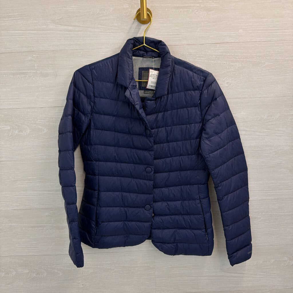 Geox Navy Puffer Snap Front Jacket 6