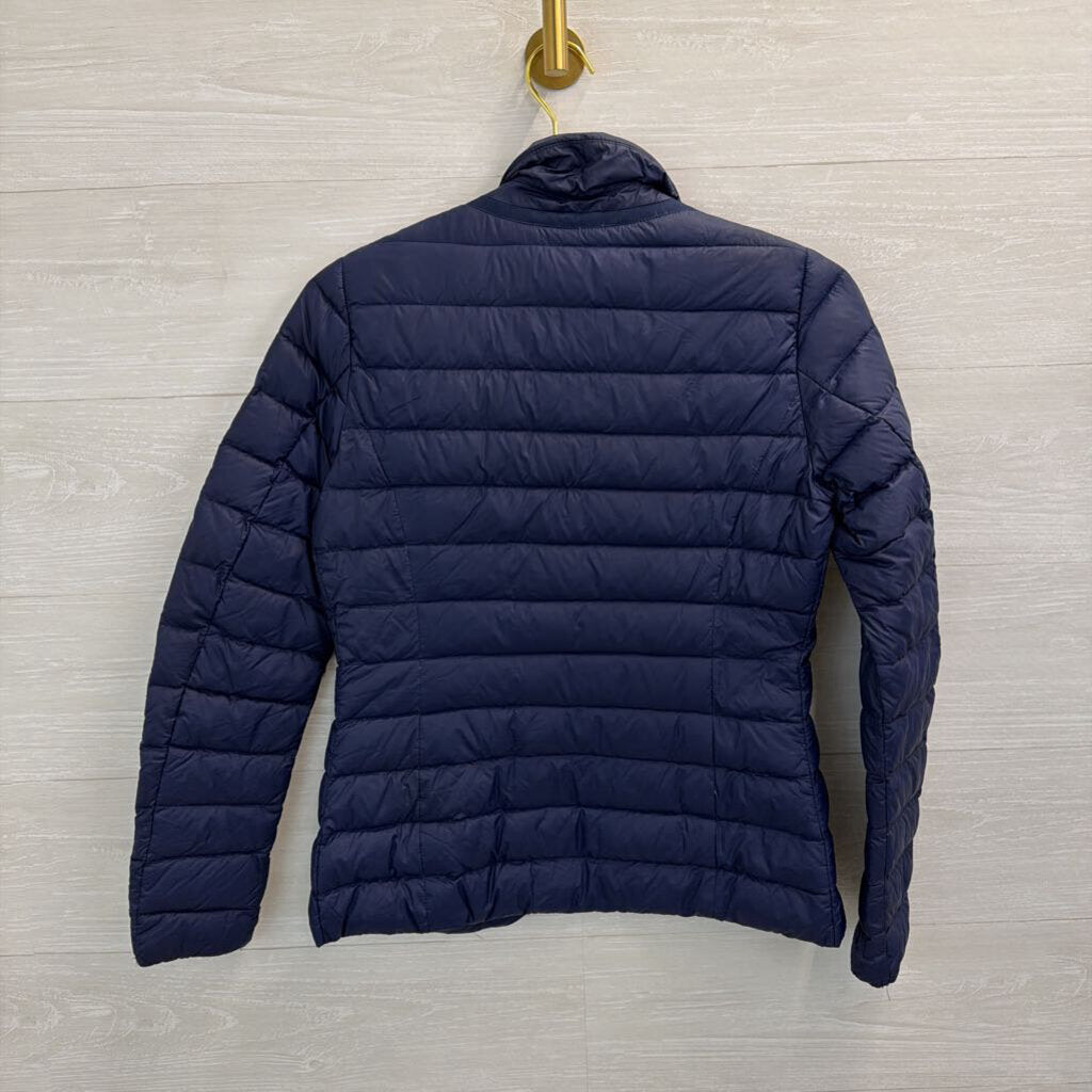 Geox Navy Puffer Snap Front Jacket 6