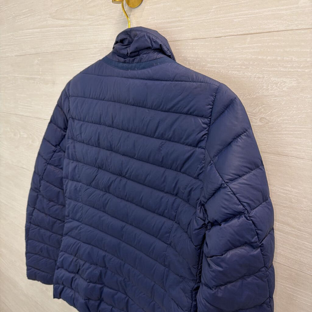 Geox Navy Puffer Snap Front Jacket 6