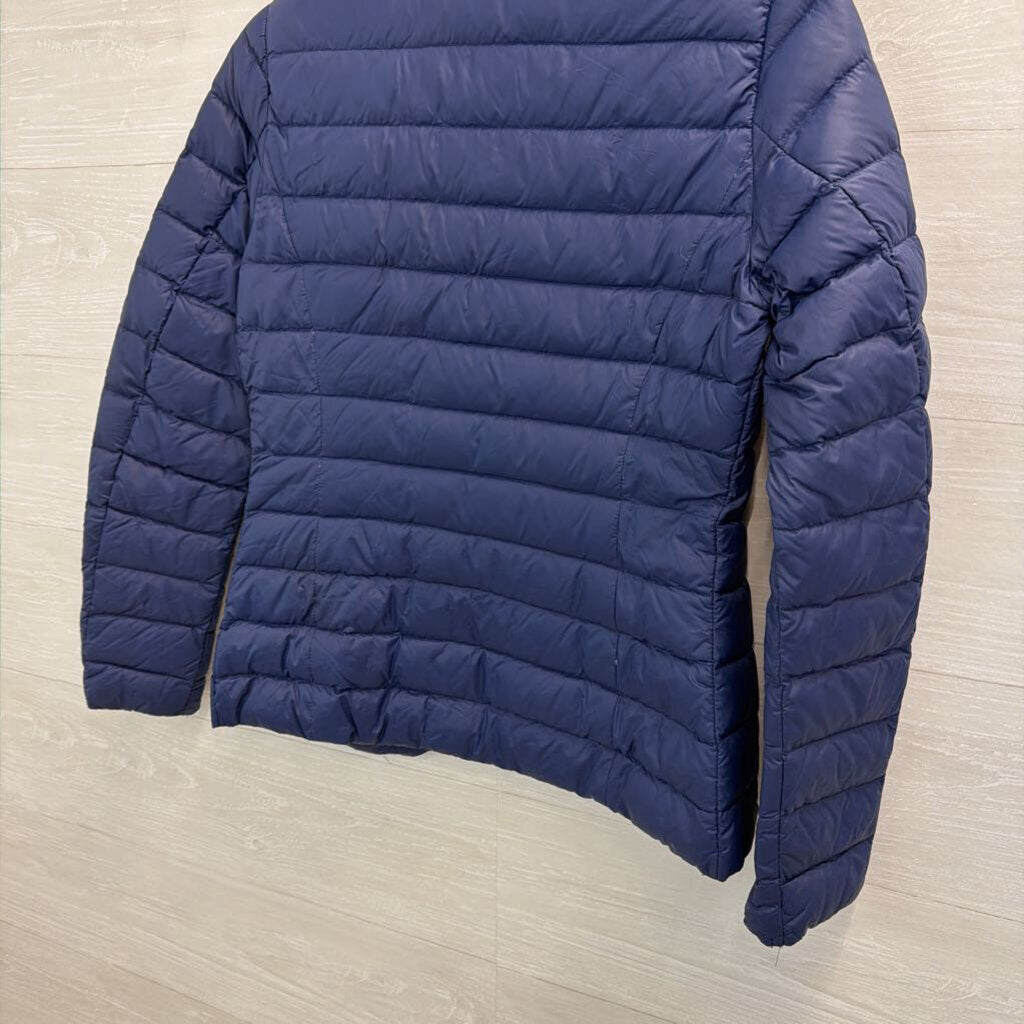 Geox Navy Puffer Snap Front Jacket 6