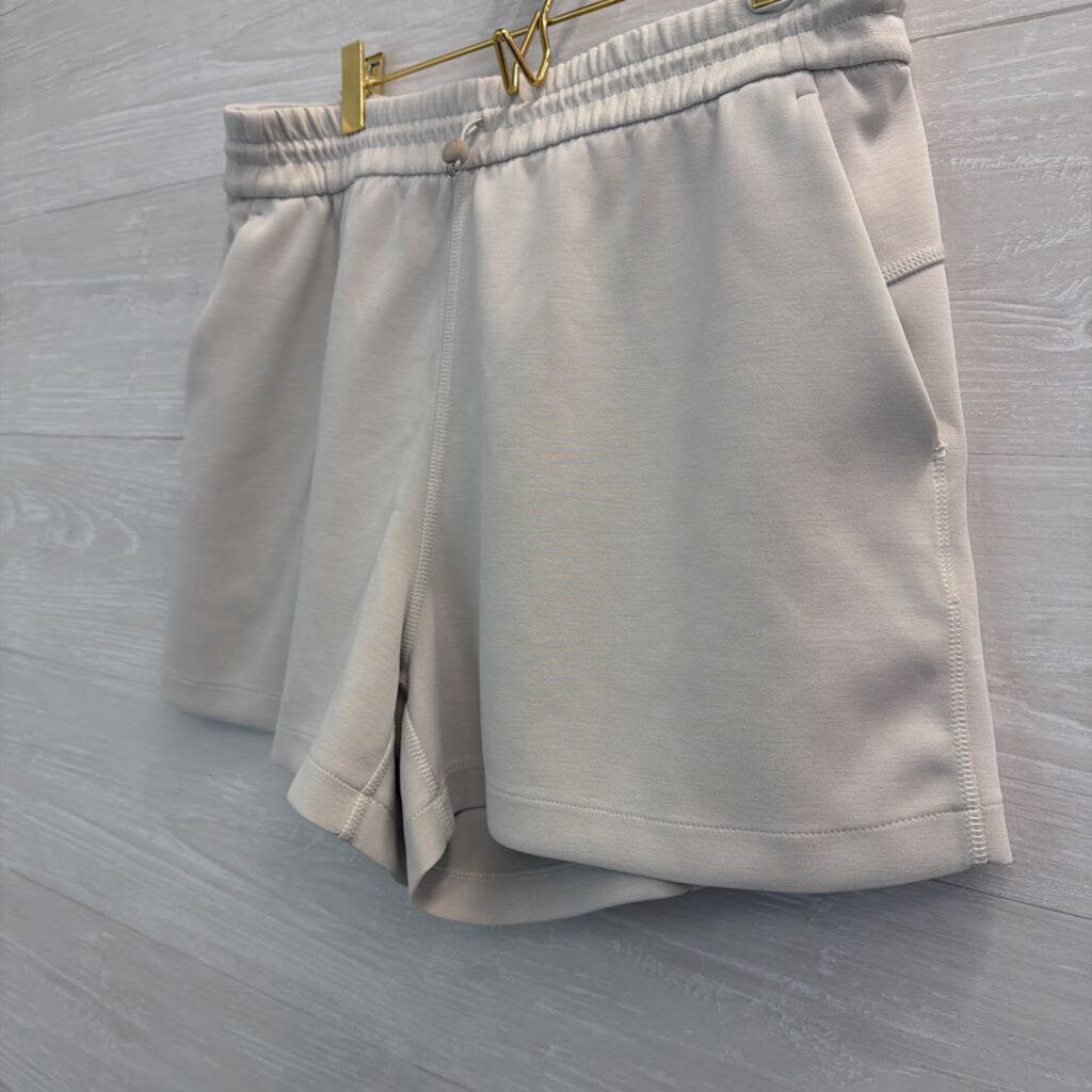 Lululemon Soft Grey Pull On Shorts 12