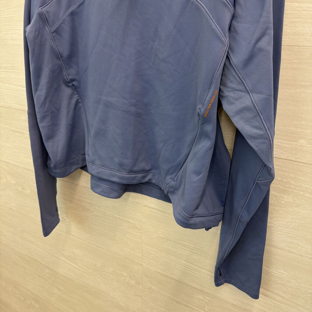 Lululemon Blue Quarter Zip Long Sleeve Pullover 12