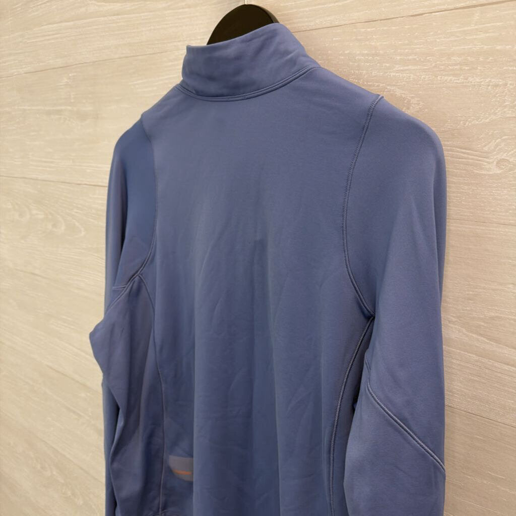 Lululemon Blue Quarter Zip Long Sleeve Pullover 12