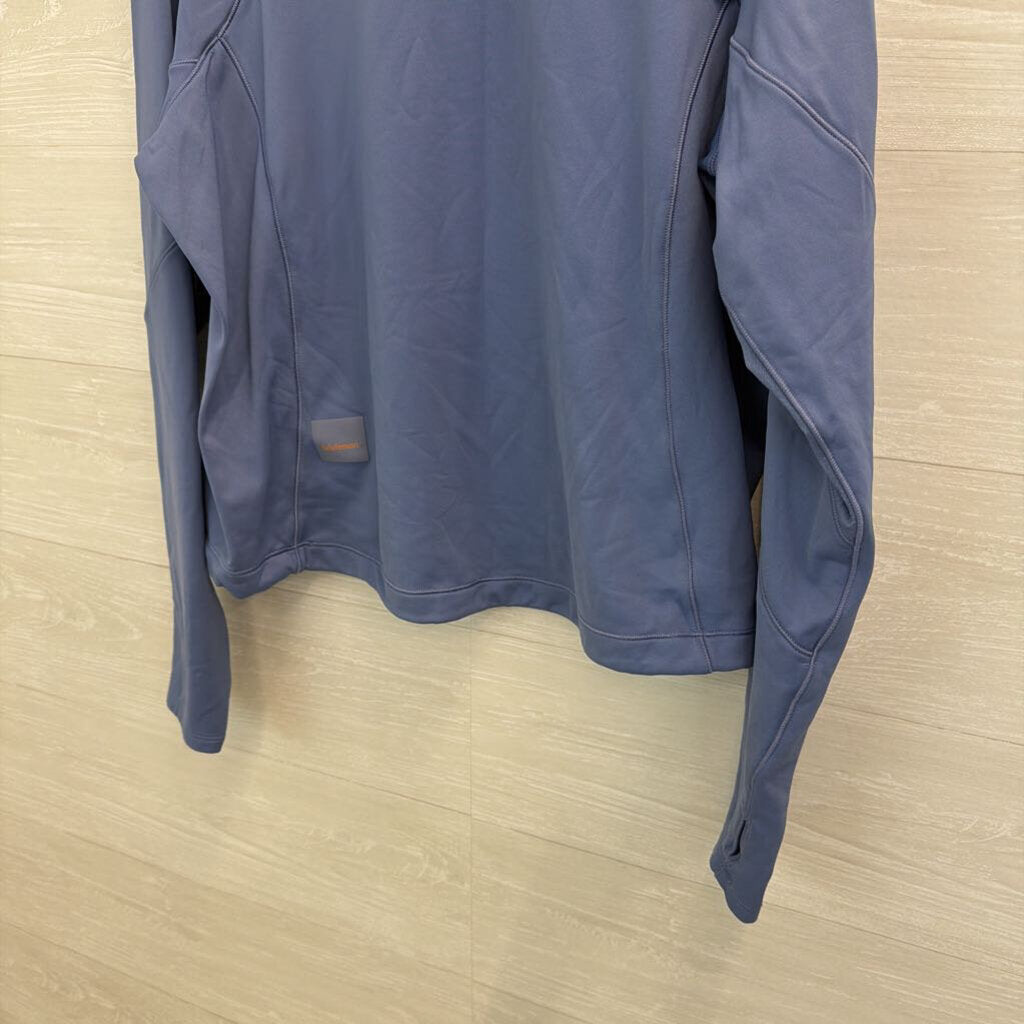 Lululemon Blue Quarter Zip Long Sleeve Pullover 12