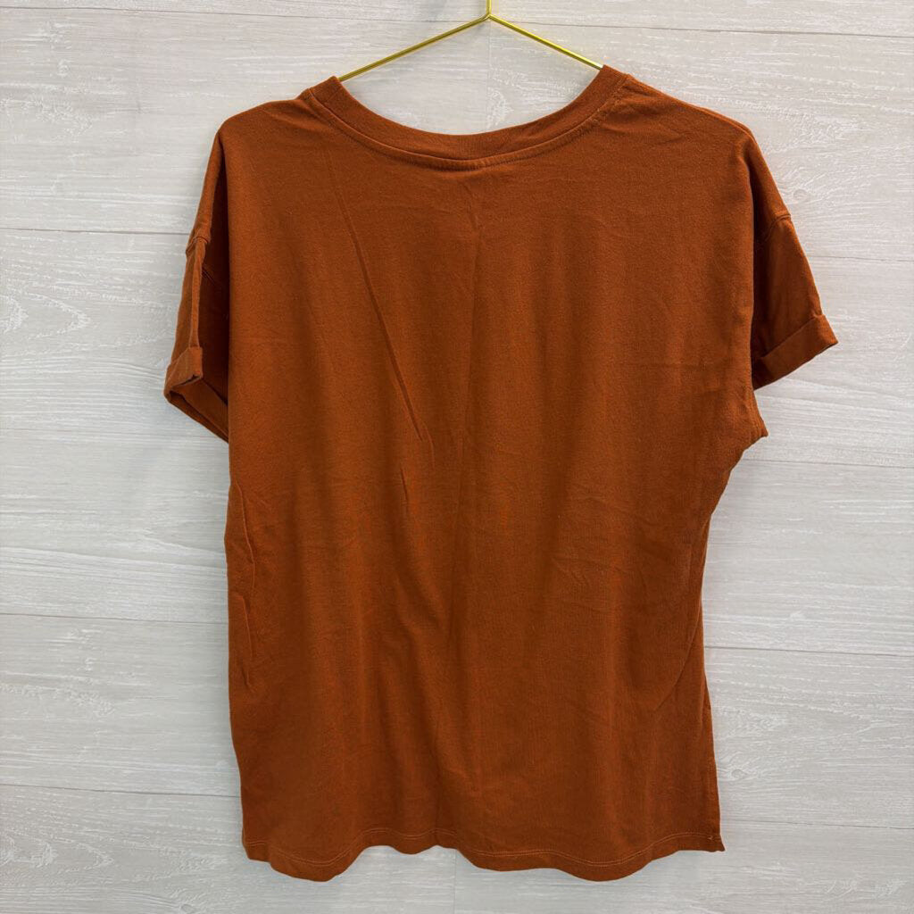 White Crow Brown Desert Darling Short Sleeve Graphic Tee Large