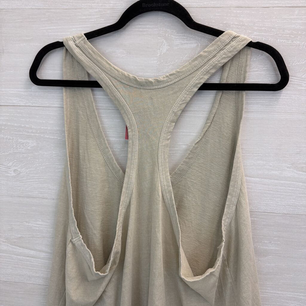 FP Movement Green V Neck Slouchy Tank Top Large