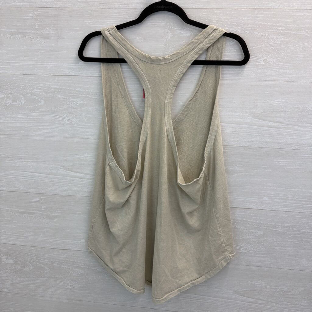 FP Movement Green V Neck Slouchy Tank Top Large