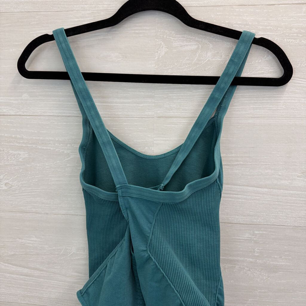FP Movement Teal Blue Tank Bodysuit Medium