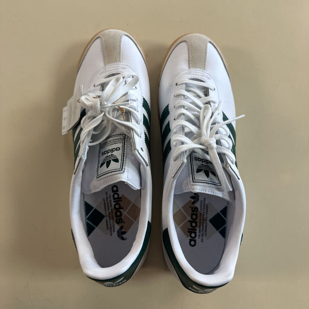 Adidas White/ Green Samoa Sneakers 11