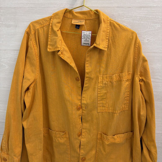 Universal Thread Yellow Long Sleeve Denim Shacket XXL
