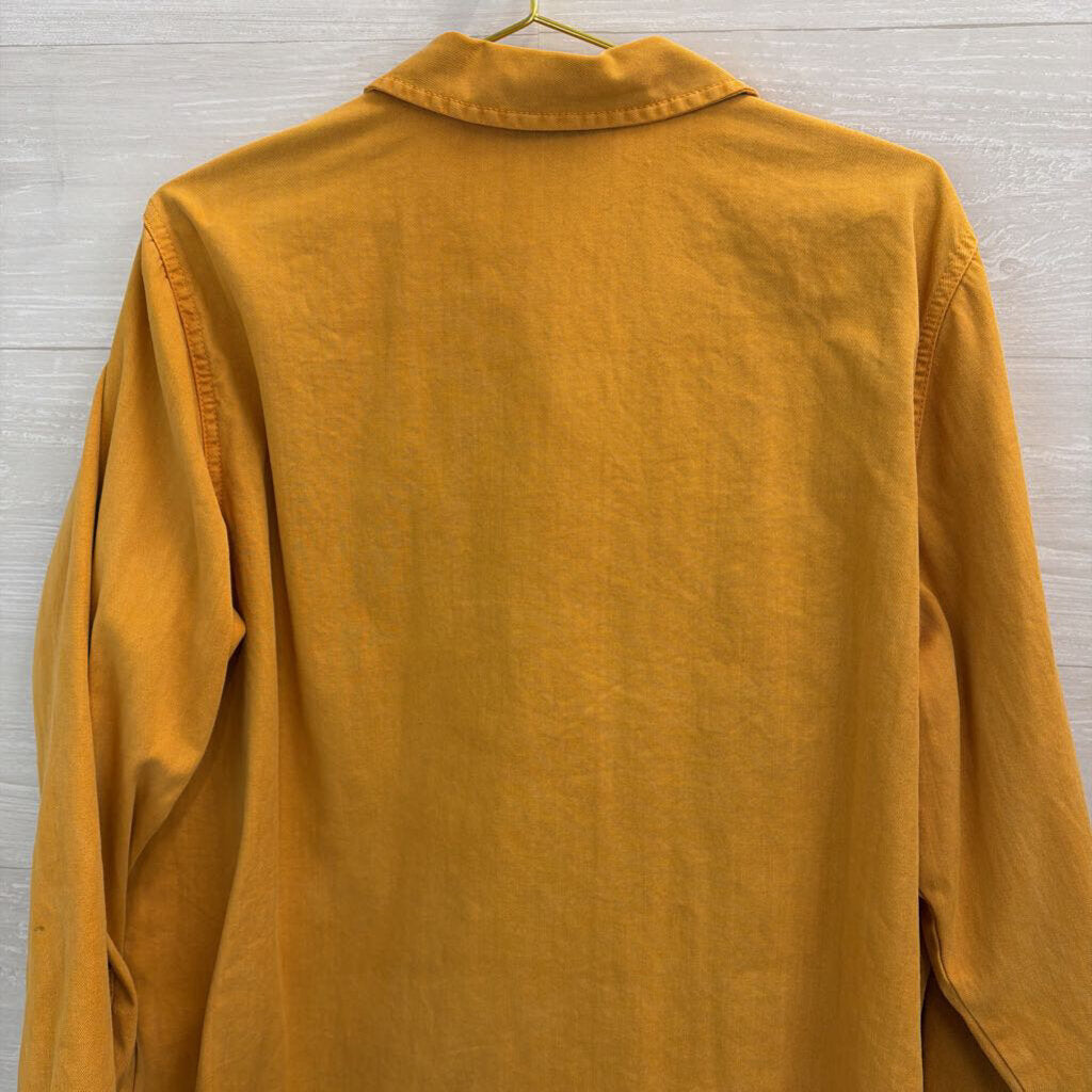 Universal Thread Yellow Long Sleeve Denim Shacket XXL