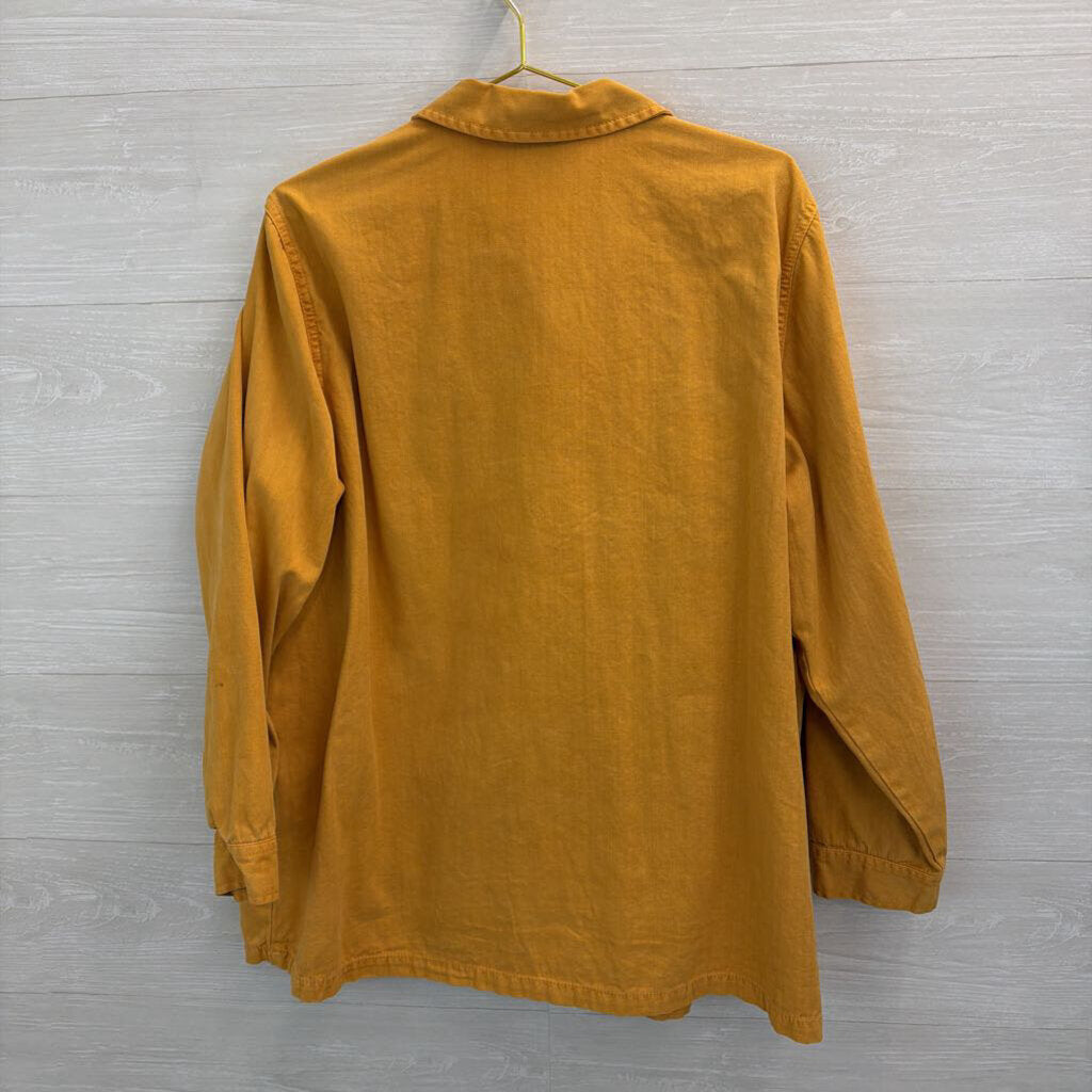 Universal Thread Yellow Long Sleeve Denim Shacket XXL