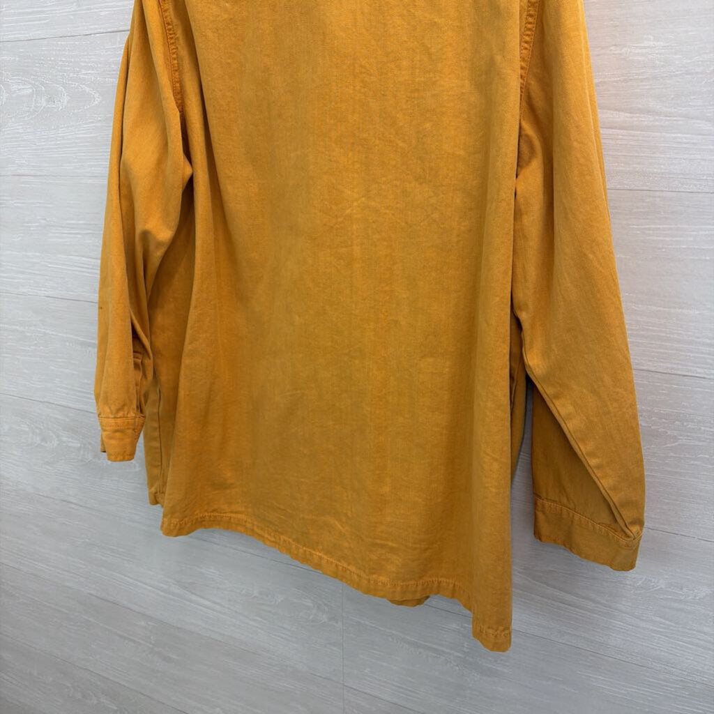 Universal Thread Yellow Long Sleeve Denim Shacket XXL