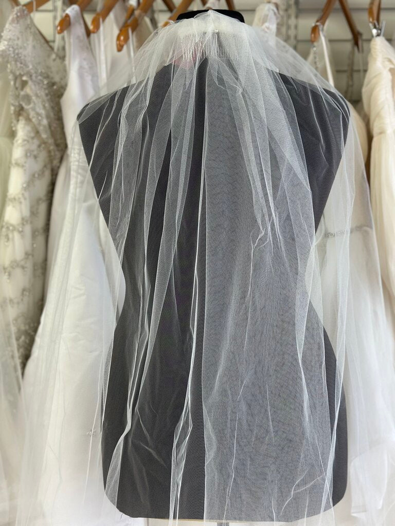 Cathedral Length Lace Applique Veil