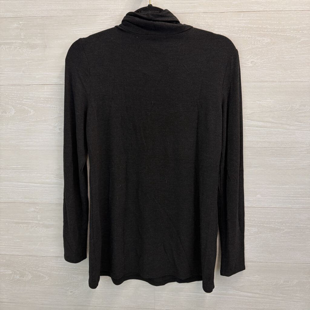 Habitat Soft Black Long Sleeve Turtleneck Top Extra Small