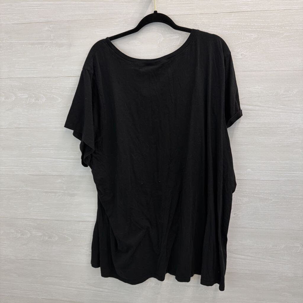 Harry Potter Black/ Silver Short Sleeve Graphic Tee 5XL