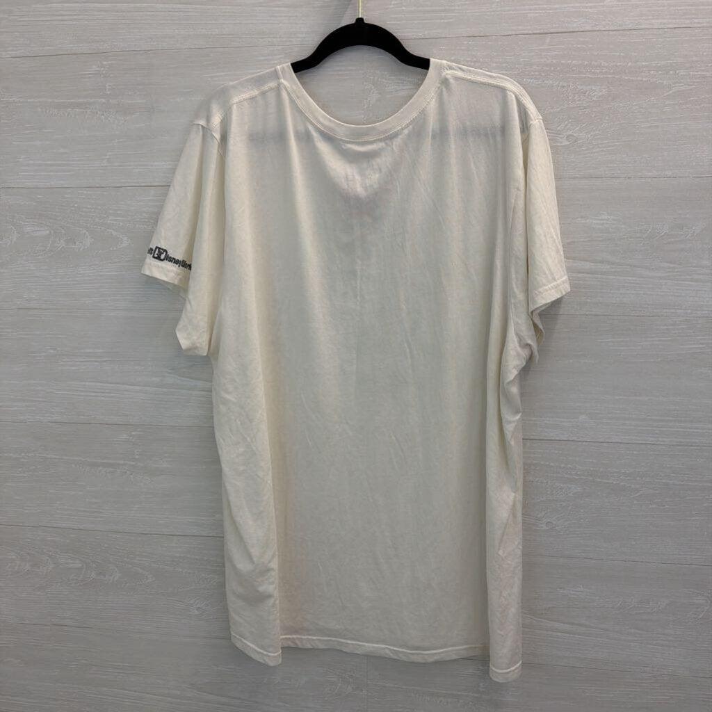 Disney White/ Black Shimmer Believe In Magic Short Sleeve Graphic Tee 3X