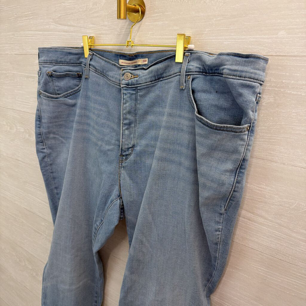 Levi Light Wash 311 Shaping Skinny Jeans 26 Womens