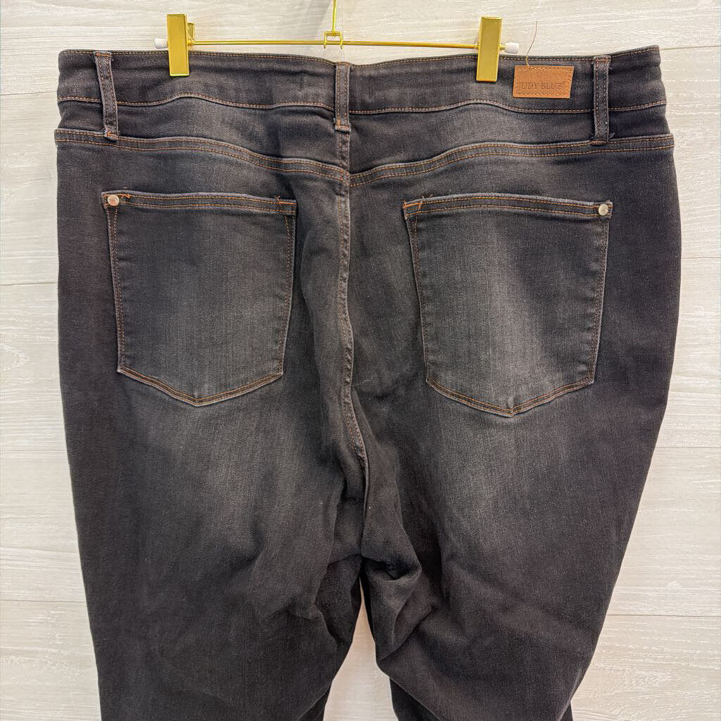 Judy Blue Dark Wash Cropped Straight Jeans 24 Womens
