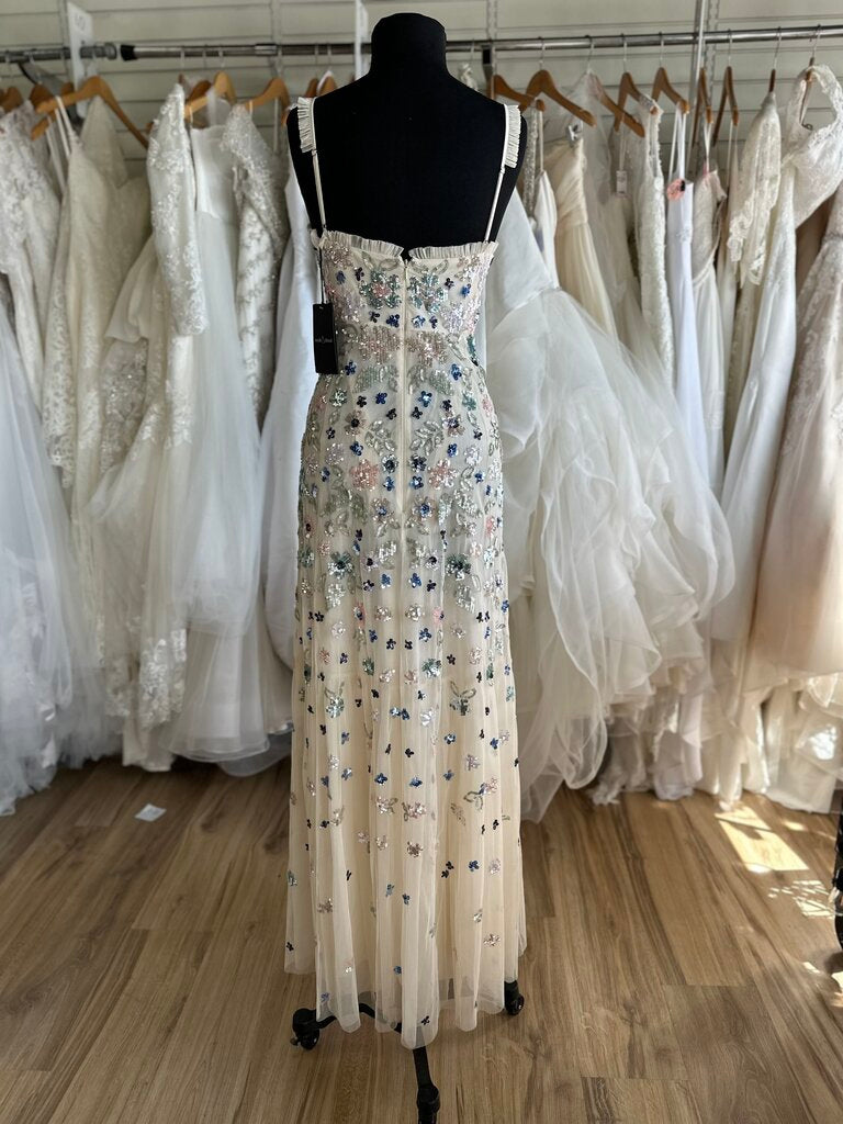 Needle & Thread Sequined Dress And Cape Medium/Large