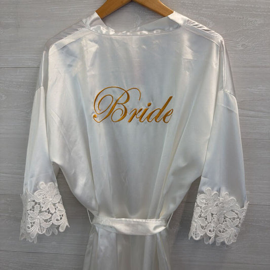 Bride Silky Robe One Size