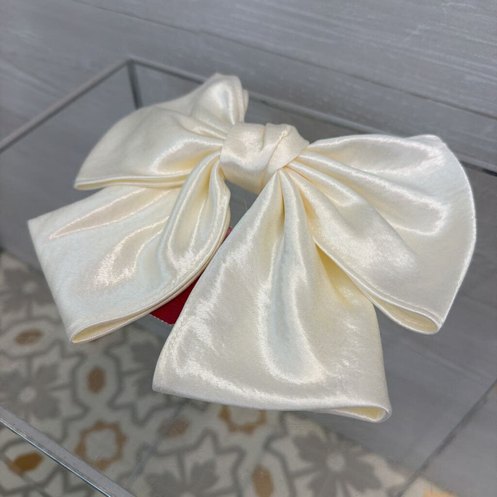 Silky Oversized Bow Hair Barrette