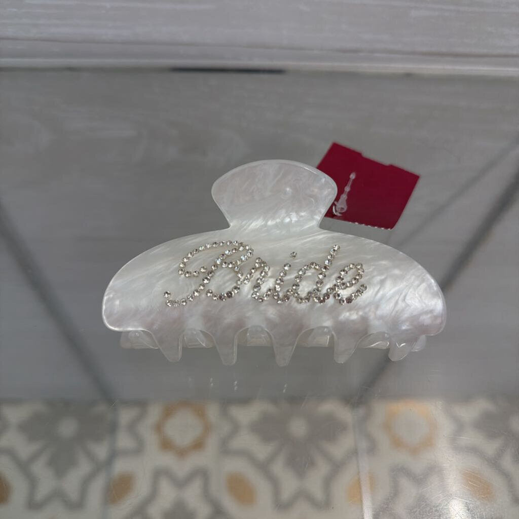 Bride Rhinestone Claw Clip
