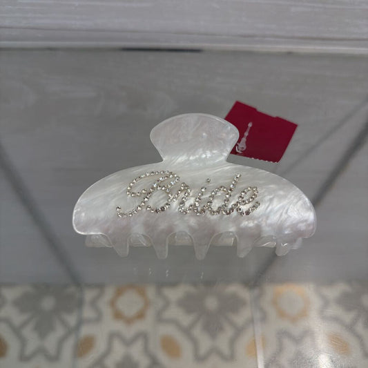 Bride Rhinestone Claw Clip