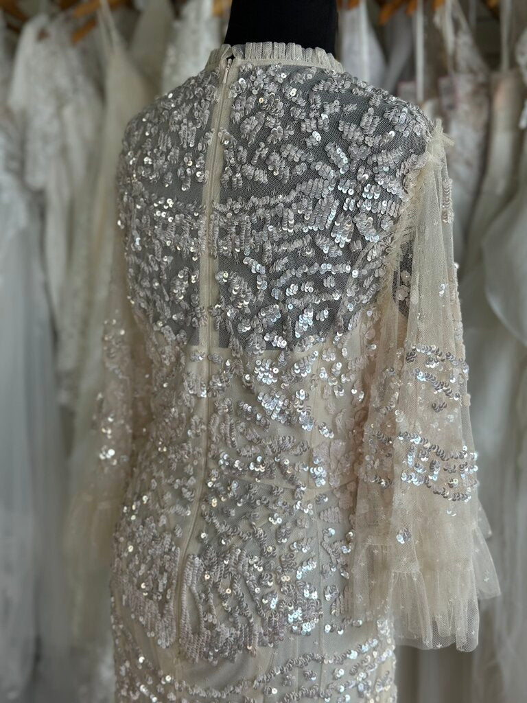 Needle & Thread Anais Sequin Ruffle Dress 14