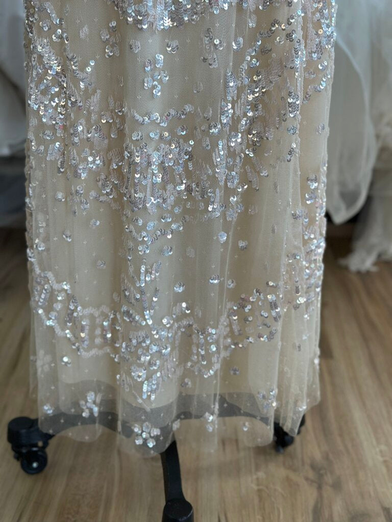 Needle & Thread Anais Sequin Ruffle Dress 14