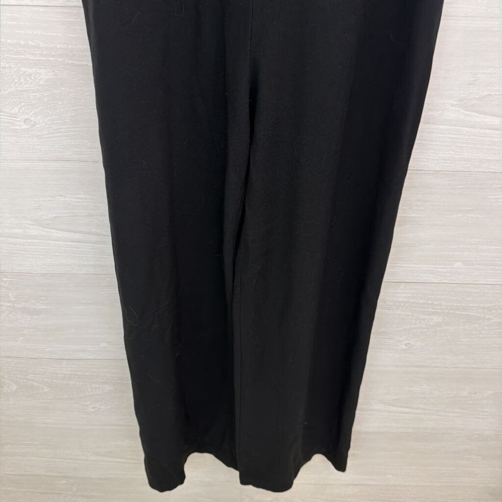 Silk and Salt Black Wide Leg Jumpsuit Medium