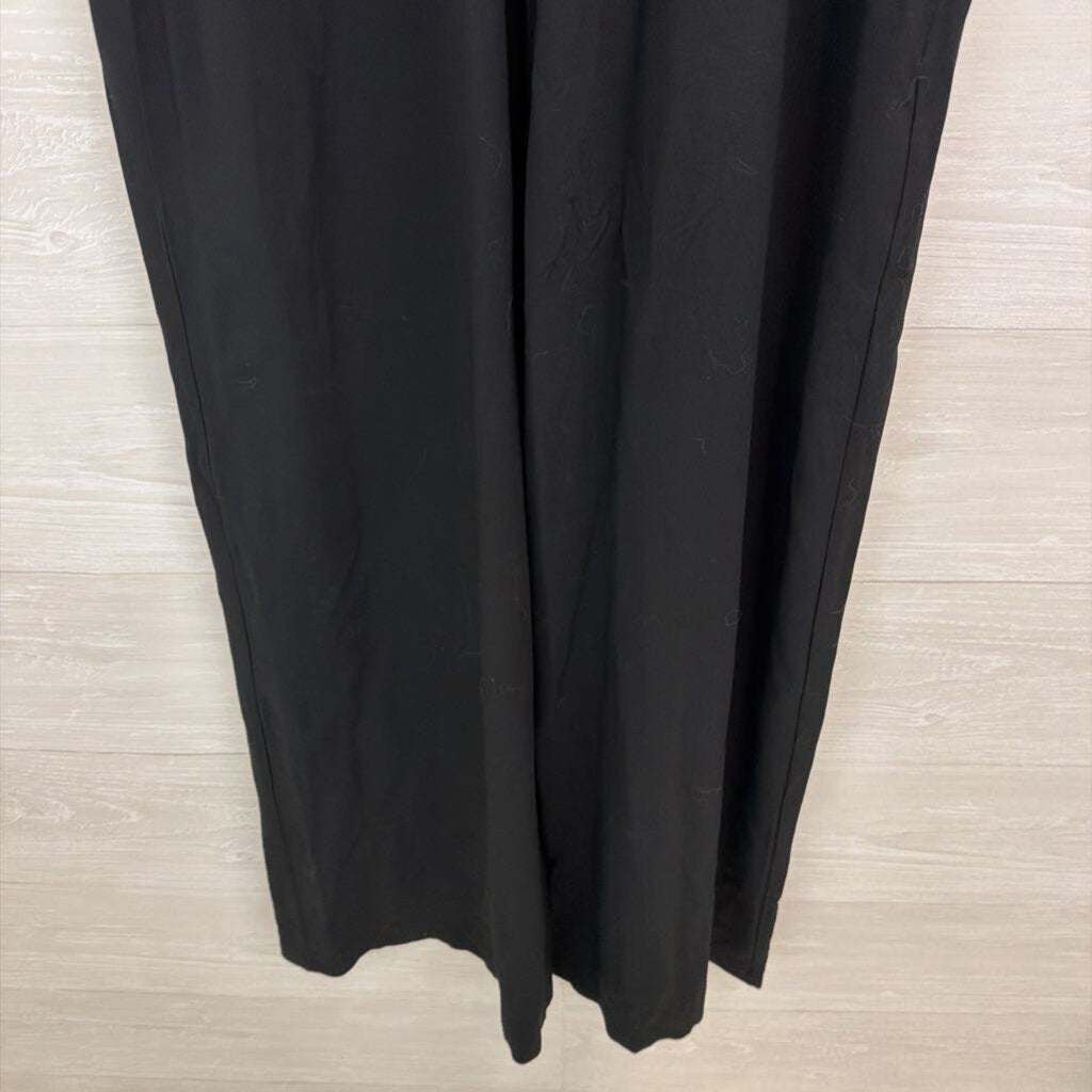 Silk and Salt Black Wide Leg Jumpsuit Medium