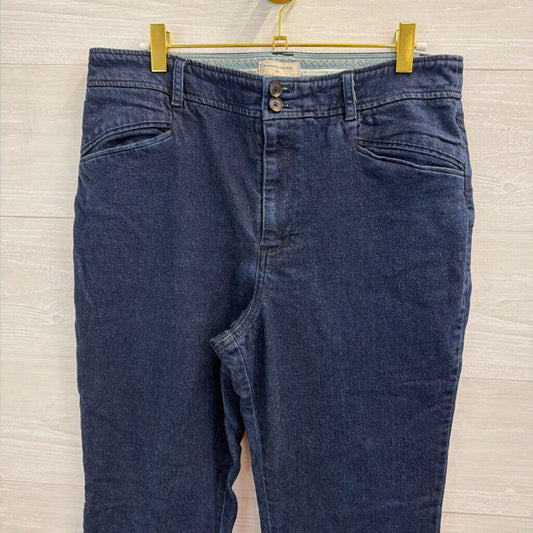 Anthropologie Dark Wash The Essential Trouser Jeans 12