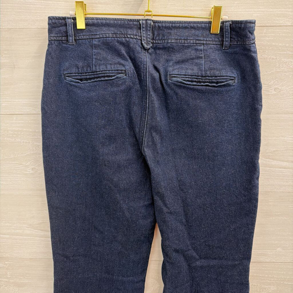 Anthropologie Dark Wash The Essential Trouser Jeans 12