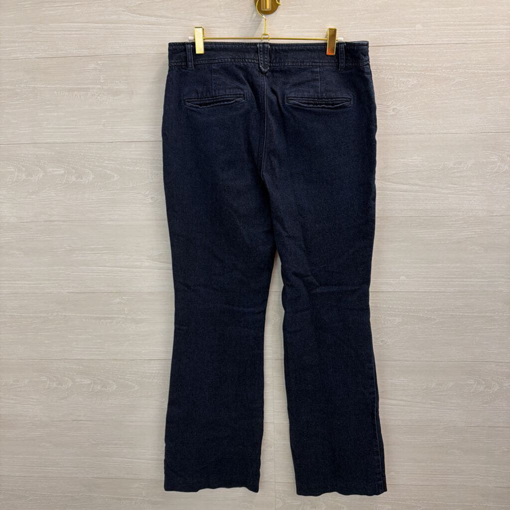 Anthropologie Dark Wash The Essential Trouser Jeans 12