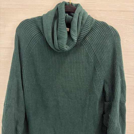 Cabi Dark Green Knit Turtleneck Sweater Small