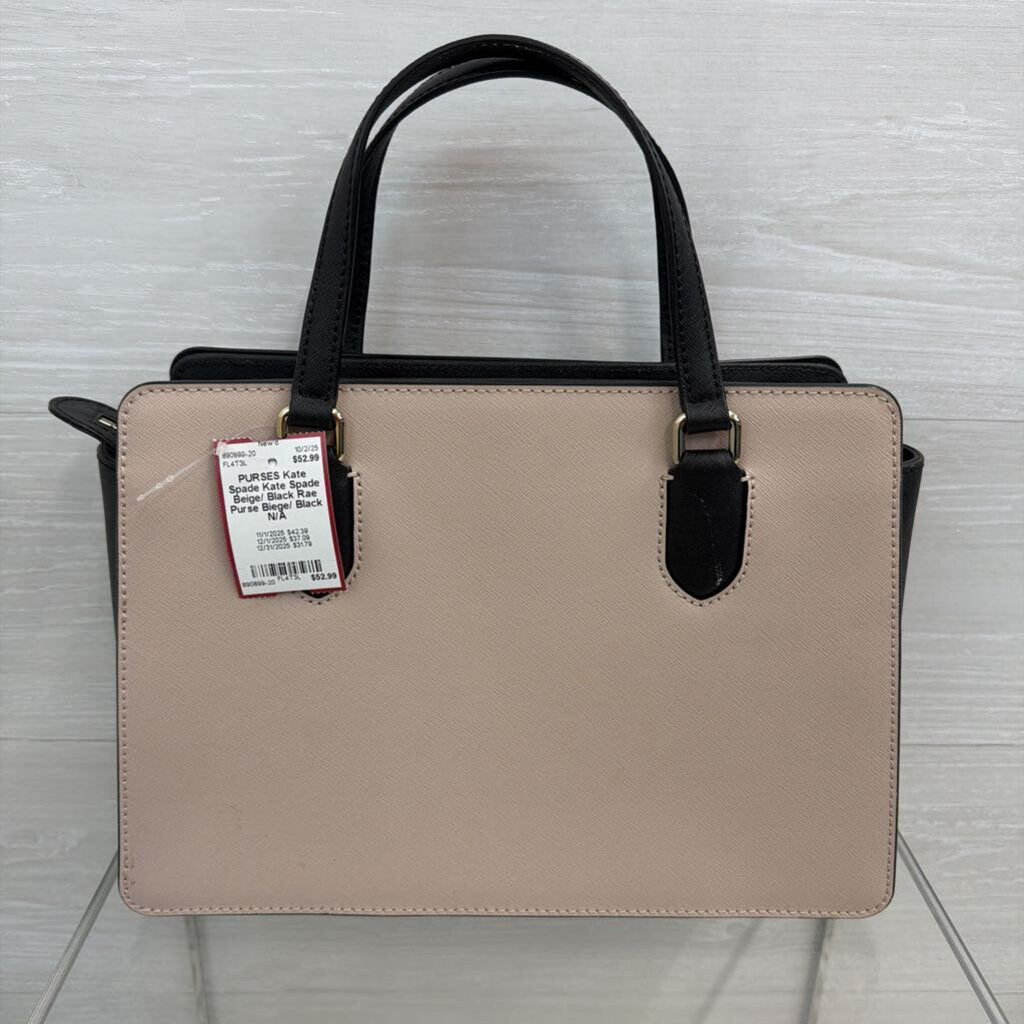 Kate Spade Beige/ Black Rae Purse