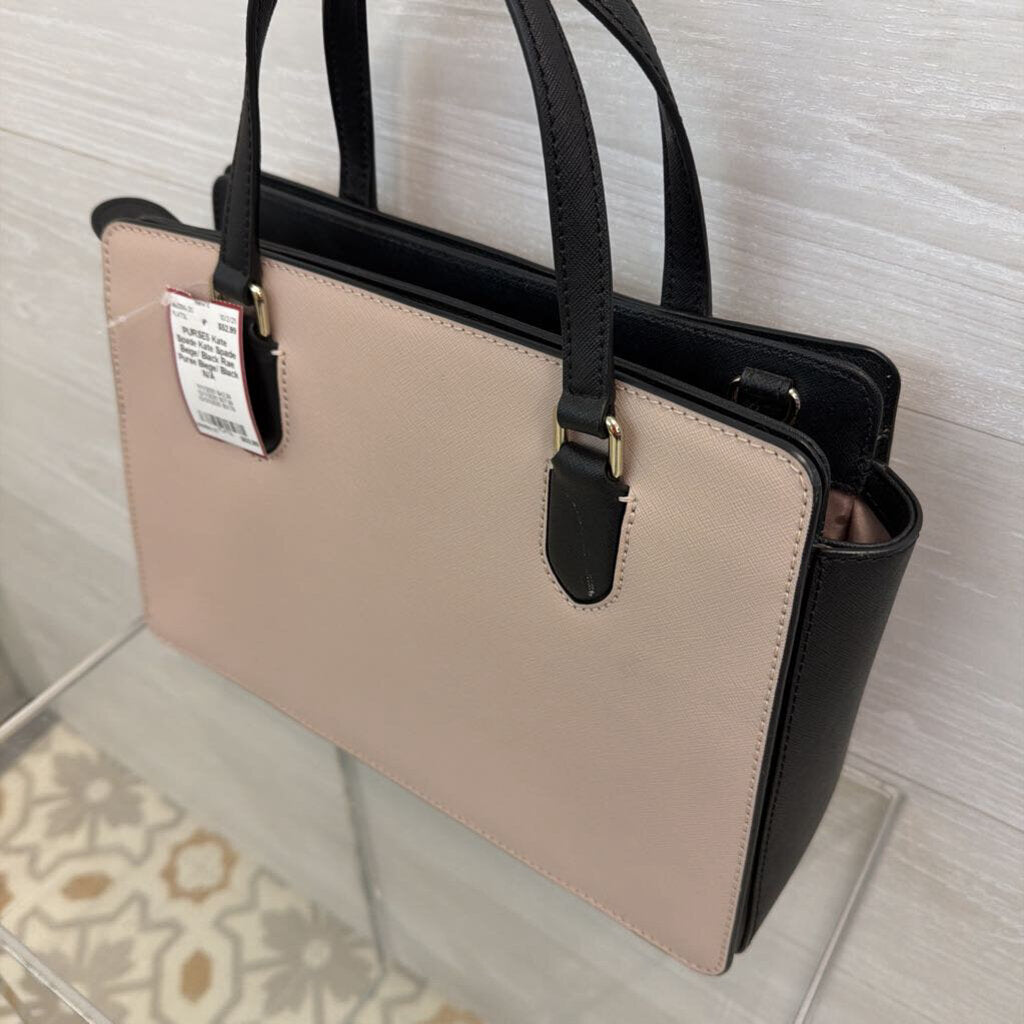 Kate Spade Beige/ Black Rae Purse