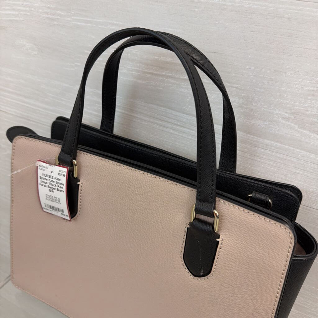 Kate Spade Beige/ Black Rae Purse