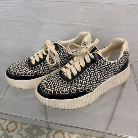 Shu Shop Black/ Cream Selina Sneakers 7.5