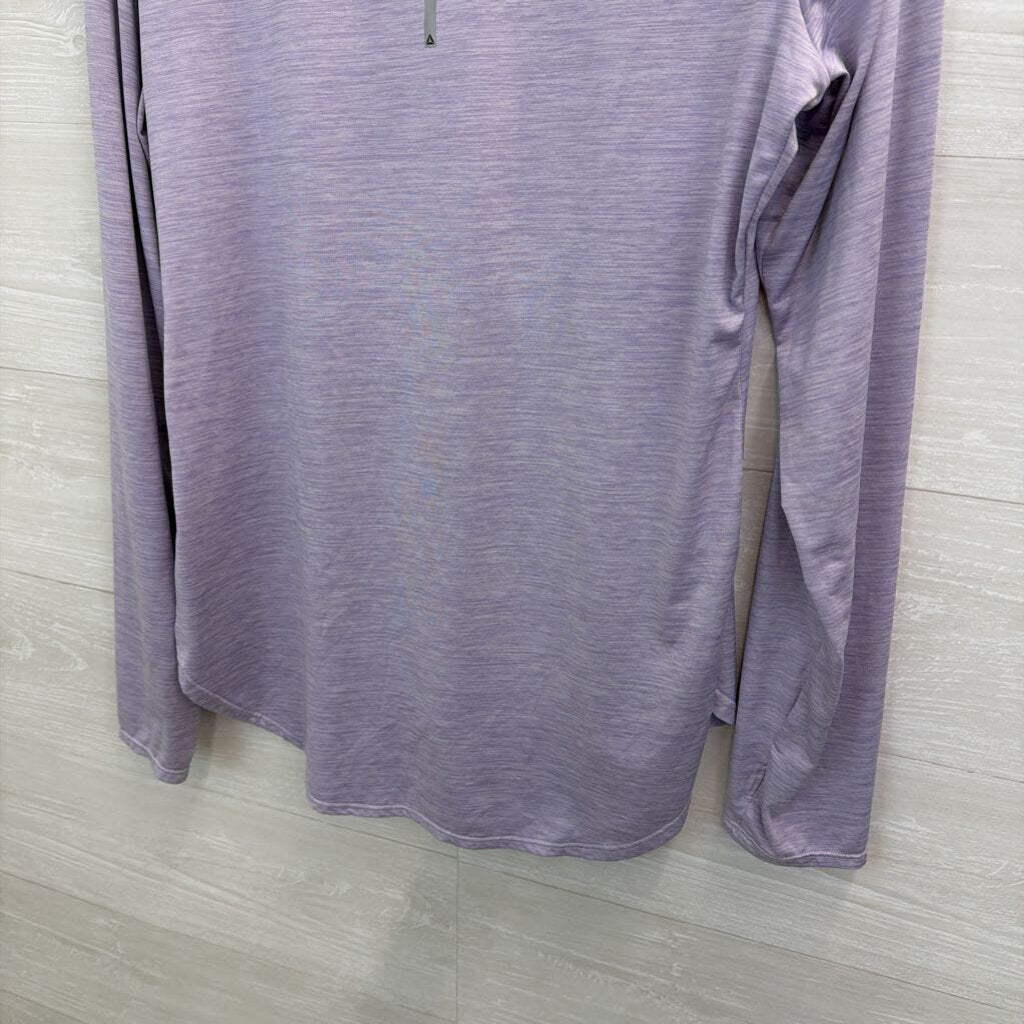 Reebok Purple Long Sleeve Athletic Top Large
