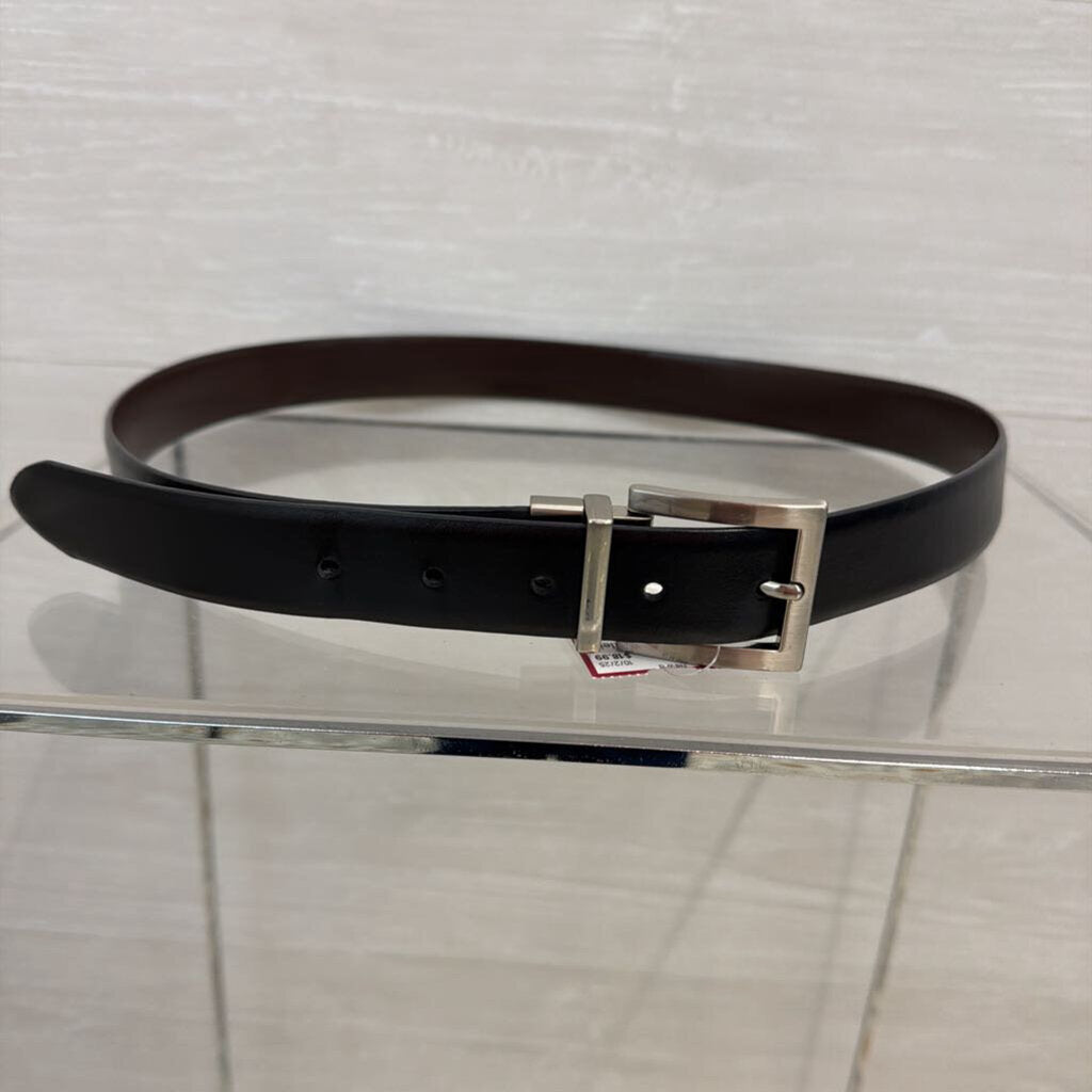 Calvin Klein Black Leather Belt Medium