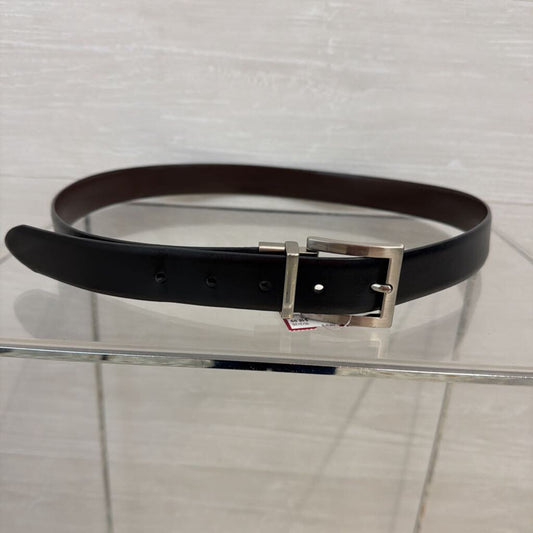 Calvin Klein Black Leather Belt Medium