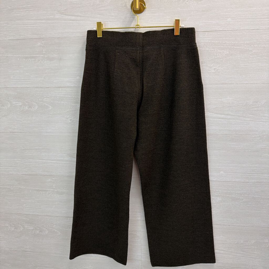 Eileen Fisher Green Knit Pull On Pants Extra Small