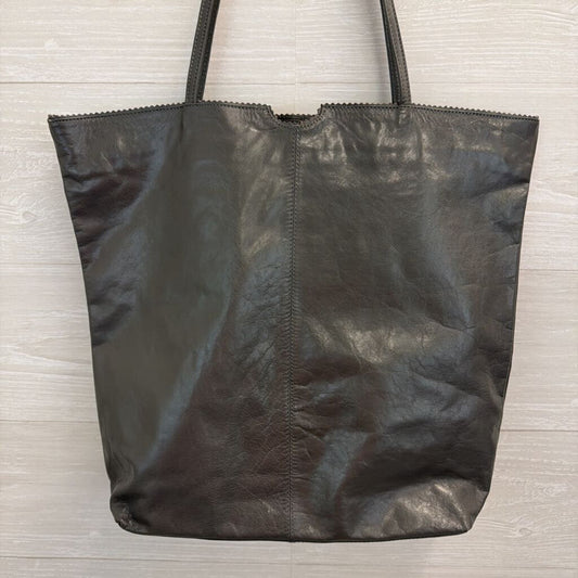 Latico Grey Leather Tote Purse