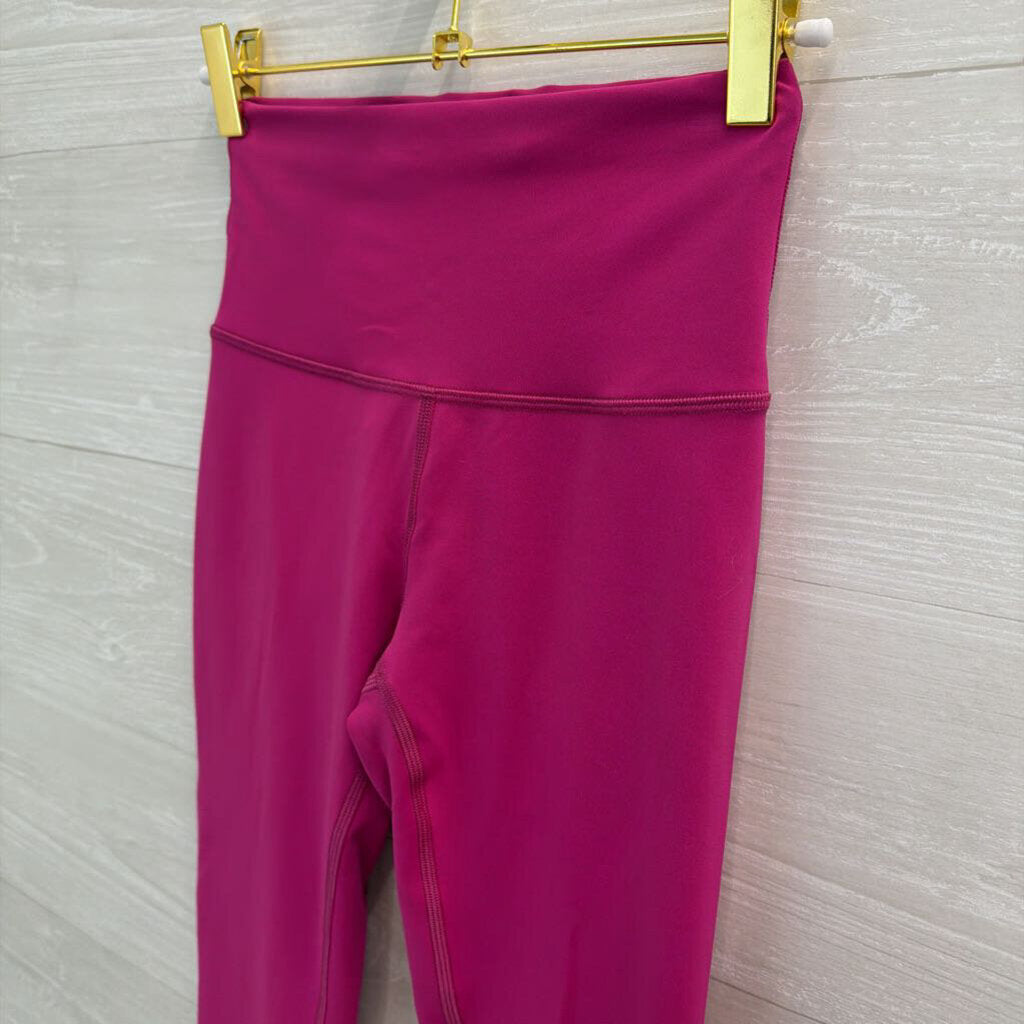 Lululemon Pink Cropped Leggings 4