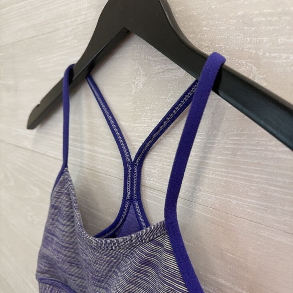 Lululemon Purple Striped Sports Bra 4