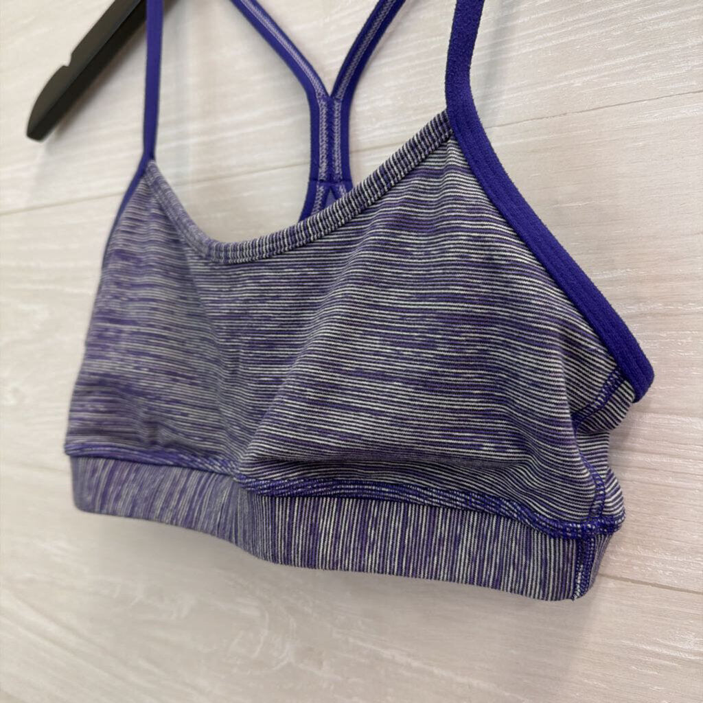 Lululemon Purple Striped Sports Bra 4
