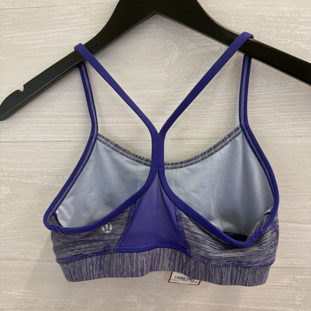 Lululemon Purple Striped Sports Bra 4